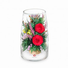 FIORA Арт:50336(TUCL-M) цветы в стекле